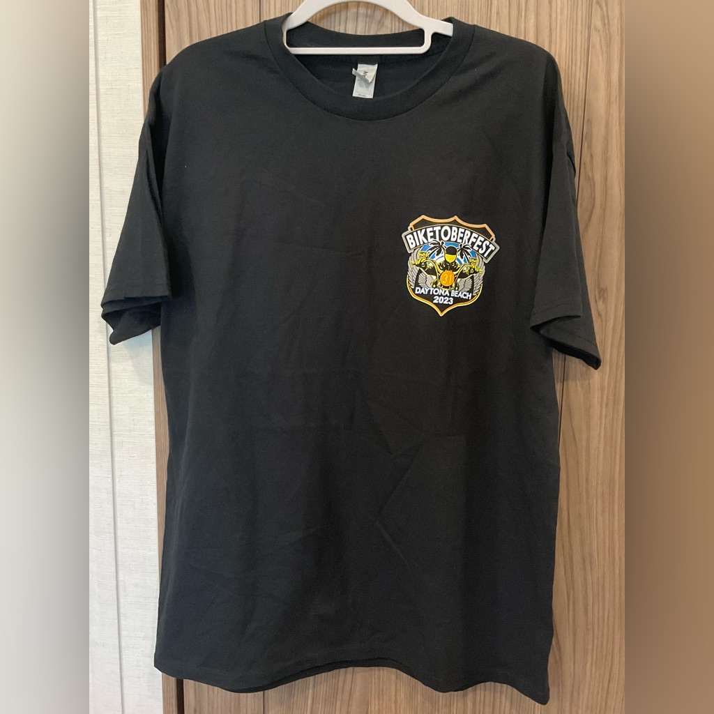 Nwot Gildan Mens Black 2023 Daytona Beach Motorcycle Tee Size L Nwot Gildan Mens Black 2023 Daytona Beach Motorcycle Tee Size L